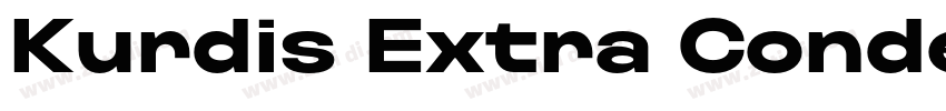 Kurdis Extra Condens字体转换